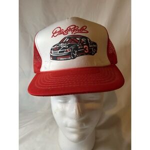 Dale Earnhardt Hat Goodwrench Racing Intimidator USA Snapback Red Hat
